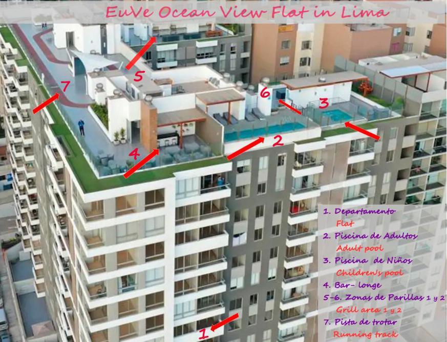 Euve Ocean View Flat In Lima Daire Dış mekan fotoğraf